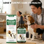Pets Herbal Throat-Moistening Nutritional Liquid Soothing Throat Support Respiratory Health Aid Digestion Dogs Care Supplements