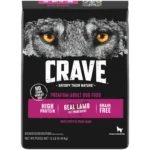 Grain Free Adult Dry Dog Food Made with Lamb Protein in 12 Lb Bag