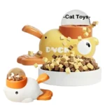Dog 2-in-1 Interactive Toy Pet Automatic Food Treat Dispenser Cartoon Duck Design Slow Food Pet Snack Feeder for Dog Training - Image 6