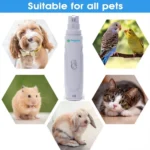 Electric Dog Claw Grinder USB Rechargeable Electric Dog Nail Trimmer Quiet Electric Pet Cat Paws Nail Grooming Trimmer Tools - Image 3