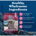 Wilderness Natural High Protein Dry Food for Adult Cats, Salmon, 4-lb Bag - Image 6