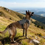Outdoor Vest for Dogs Splash Protection Pet Adjustable Chest Harness with Handle for Medium and Large Dog Shepherds Labrador - Image 3