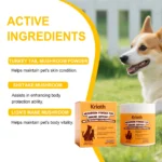 150g Mushroom Supplement Powder for Cats Organic Mushroom Complex with Lion's Mane for Dog Immune Support Brain Health Digestion - Image 5