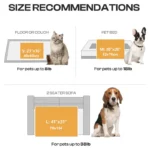2PCS Soft Fluffy High Quality Dog Blanket Flannel Dog Sleeping Blanket Paw Print Pattern Pet Mat Warm Comfortable Cat Blanket - Image 2