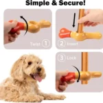 AFP 16.5cm Dog toys Anti-asphyxiation Dog Toothbrush Holder Toy Chew Stick Biting Stick Nylon Stand Freshens Breath Chewing Toy