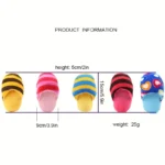 Durable Plush Squeaky Slipper Chew Toy Colorful Cartoon Dog Toys Animal Bite-Resistant Soft Interactive Pet Play Pet Supplies - Image 3