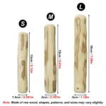1 PC Natural Coffee Wood Dog Chew Stick Durable Dental Teeth Cleaning Molar Toy for Pet Small Large Dogs Stress Relief Teething - Image 2