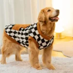 Dog Clothes for Big Dogs Winter Warm Dog Vest Fleece Dog Coat Pet Dog Hoodies Golden Retriever Collie Medium Large Dog Costume - Image 3
