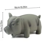 1PC Rubber Sound Pig Grunting Squeak Latex Pet Chew Toys for Dog Squeaker Chew Training Puppy Supplies Pet Products - Image 6