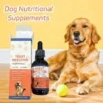 Dog Yeast Infection Relief Supplement 60ml Soothes Itching Supports Skin Coat Health Boost Immunity For All Ages Breeds