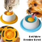Pet Lick Mat Yogurt Licking Plate Anti-spill Slow Food Plate Feeder for Dogs Cats Promotes Dental Health Bite Resistant Toy