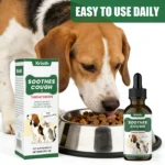 Pets Herbal Throat-Moistening Nutritional Liquid Soothing Throat Support Respiratory Health Aid Digestion Dogs Care Supplements - Image 6