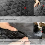Pet Dog cat Seat Cushion Anti-dirty Waterproof Dog Car Cushion Foldable Car Seat Protection Cover Removable Dog Seat Cushion - Image 7
