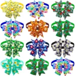 50PCS Summer Small Dog Bow Tie For Dogs Pets Bows For Small Dogs Grooming Hair Bows Pets Accessories For Dogs - Image 4