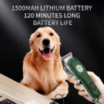 Professional Dog Hair Clipper All Metal Rechargeable Pet Trimmer Cat Shaver Cutting Machine Pets Low Noice Grooming Haircut - Image 2