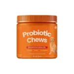 Dog Probiotic Chews Digestive Health Support Chicken Flavor 120 Count Soft Chews Gut & Immune Support Supplement for Dogs
