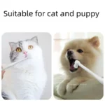 Round Head Pet Toothbrush Remove Bad Breath Tartar Teeth Care Soft Brush Dog Cat Oral Cleaning Tool Small Pet Puppy Supplies - Image 3