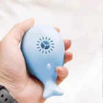 Electric Floating Ball Cat Toy Whale Shaped Interactive USB Rechargeable Dual Function Fan Pet Teaser Toy for Cats - Image 5