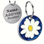 Custom Engraved Dog Tag ID Pet Collar Accessory Personalized Cat Puppy Daisy Name Tag Anti-Lost Pet Supply - Image 5