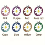 Custom Engraved Dog Tag ID Pet Collar Accessory Personalized Cat Puppy Daisy Name Tag Anti-Lost Pet Supply - Image 3