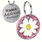 Custom Engraved Dog Tag ID Pet Collar Accessory Personalized Cat Puppy Daisy Name Tag Anti-Lost Pet Supply - Image 6