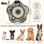 [Interactive Snuffle Mat] Durable Polyester KM-P Interactive Snuffle Mat for Dogs - Slow Feeder & Foraging Skill Toy - Image 2