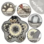[Interactive Snuffle Mat] Durable Polyester KM-P Interactive Snuffle Mat for Dogs - Slow Feeder & Foraging Skill Toy - Image 3