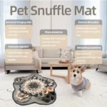 [Interactive Snuffle Mat] Durable Polyester KM-P Interactive Snuffle Mat for Dogs - Slow Feeder & Foraging Skill Toy - Image 4