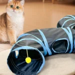 New Design Extended Black Three-Way Cat Tunnel Toy, New Shaped Faucet Pet Passage Cat Toy, Rolling Dragon Toy - Image 6