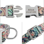 Personalized Dog Accessories Collar Nylon Printed Pet Puppy Collar Dog ID Collars Free Engraved ID for Small Medium Large Dogs - Image 4