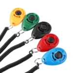 Pet Products Pet Cat Dog Training Clicker Plastic New Dogs Click Trainer Aid Adjustable Wrist Strap Sound Key Chain Dog Repeller - Image 6
