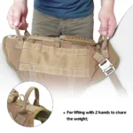 Tactical Dog Harness Military No Pull Pet Harness Vest For Medium Large Dogs Training Hiking Molle Dog Harness With Pouches - Image 4