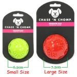 Caitec Dog Toys Squeaking Bouncing Ball Durable Floatable Springy Pet Toys Squeaky Ball Bite Resistant - Image 3
