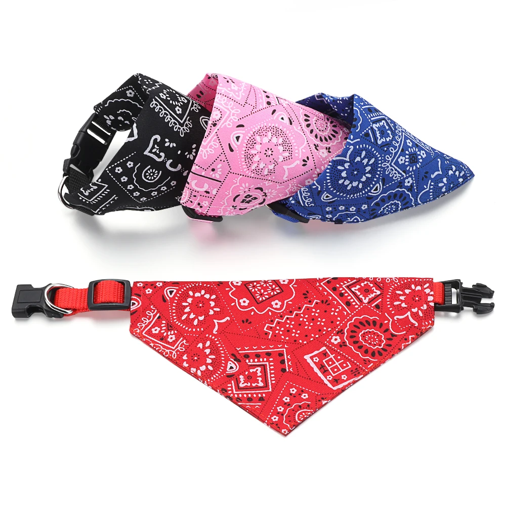 kf-H8ed189f426a0440594fd96b288e32cadr Adjustable Triangular Bandage For Pet Dog Cat Washable Scarf Bandana Collar Bibs Cat Neck Decor Birthday Party Dress Up - Image 1