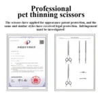 Fenice 7.0 inch Professional Thinning Dog Scissors JP440C Pet Grooming Shears Dogs Hair Cutting Tools - Image 6