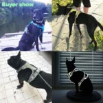 Reflective Nylon Pet Dog Harness Dog Padded Vest Adjustable Chest Strap Safety Lead All Weathers For large medium small Dogs - Image 5