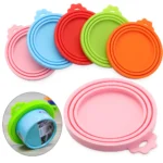 3 In 1 Reusable Food Storage Keep Fresh Tin Cover Cans Cap Pet Can Box Cover Silicone Can Lid Hot Kitchen Supply Mould Proof Hot - Image 2