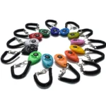 Pet Products Pet Cat Dog Training Clicker Plastic New Dogs Click Trainer Aid Adjustable Wrist Strap Sound Key Chain Dog Repeller - Image 4