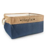 Personalized Dog Toy Basket Free Print Pet Storage Box Cat DIY Custom Name Toys Clothes Accessories Organize Storage - Image 4