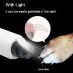 Electric Dog Nail Clippers for Dog Nail Grinders Rechargeable USB Charging LED Light Pet Quiet Cat Paws Nail Grooming Supplies - Image 8