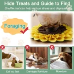 Dog Toys Snuffle Mat for Slow Feeding Puppy Sniffing Pad Smell Training Interactive Puzzle Toy Indoor Stress Relief Pet Supplies - Image 4