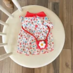Pet Dog Dog Floral Dress Spring Summer Thin Small Dog Dress Teddy Bigbear Pomeranian Yorkshire Cat Clothes dog dresses