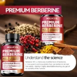 Buy 1 Get 1 Free! Premium Berberine Supplement, for Natural Blood Sugar, Liver Detox, Metabolic Health & Weight Management Aid - Image 2
