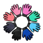 1/10 PCS Pet Silicone Grooming Gloves Effective Hair Remover Comb for Cats Dogs Bath Cleaning and Daily Shedding Control At Home - Image 6