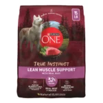 True Instinct Lean Muscle Support With Real Beef Natural With Added Vitamins, Minerals and Nutrients High Protein Dog Food, 15 l