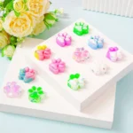 10-30Pcs Mini Cute Cat Claw Plush Pinch Fun Colorful Halloween Christmas Party Pack Fillers for Pressure Reduction Cartoon Style - Image 3