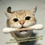 Cat 100% Pure Wool Cotton Swab Toy Bite And Tease Cat Stick Built In Catnip Self Fun Relieve Boredom Dog Grinds Teeth