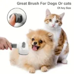 1 Easy Clean Pet Comb, Suitable For Cats And Dogs, Perfectly Removing Shedding Hair - Image 4
