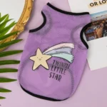 Cute Summer Polyester Fibre Cool Breathable Cat Costume Cat T-shirt Puppy Vest Dog Clothes - Image 3