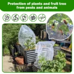 Nylon Plant Protection Netting Mesh Bag Cover for Fruit Vegetable Tree Strawberry Grapes Pest Control Anti-Bird Gardening Tools - Image 4